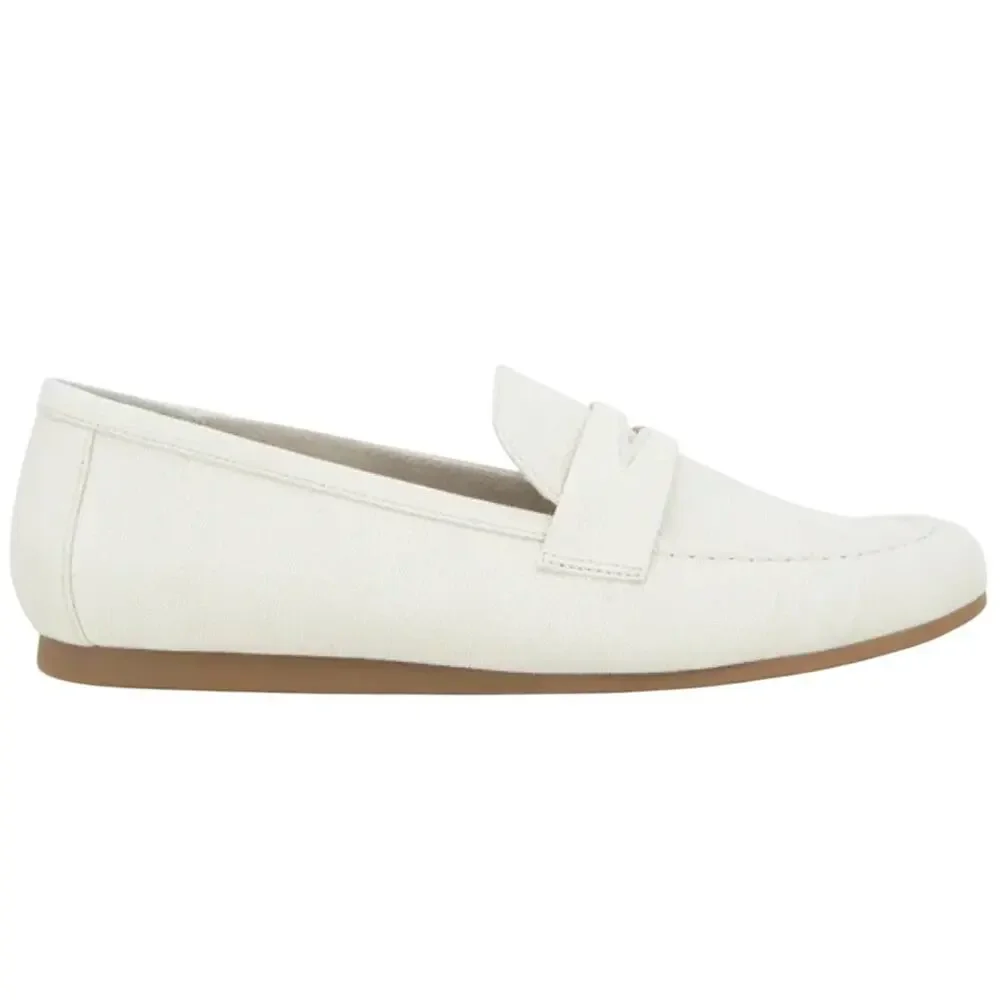 Kensie Women's‎ Yelena Canvas Loafers Cream Size 7.5